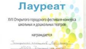 Фестиваль театральные ладушки.